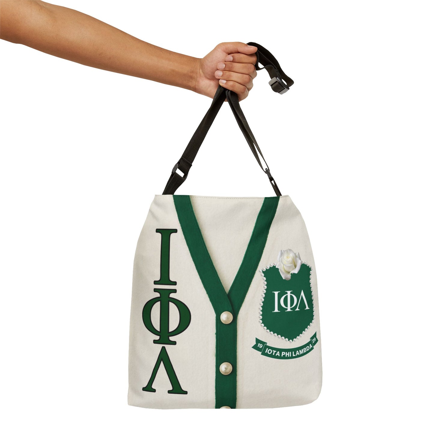 Iota Phi Lambda Adjustable Tote Bag (AOP)