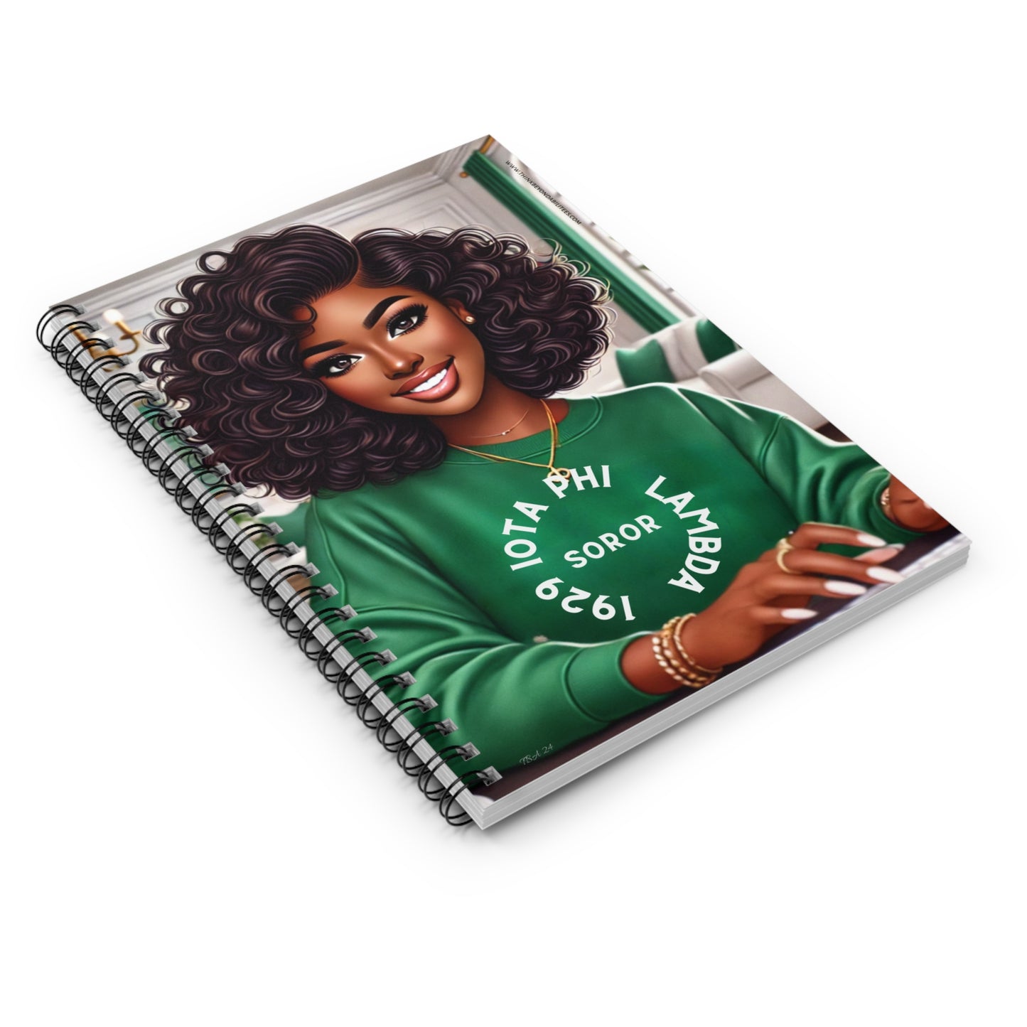 Proud Iota Phi Lambda Soror: Empowered Since 1929 Spiral Notebook - Ruled Line