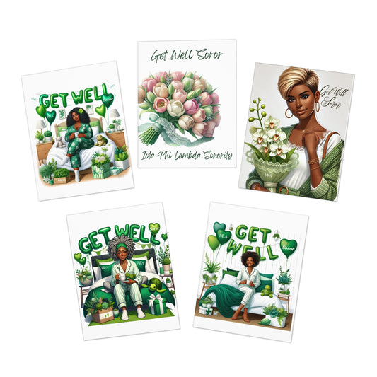 Sending Love and Well Wishes to Our Soror Greeting Cards (Blank and printed sentiments)