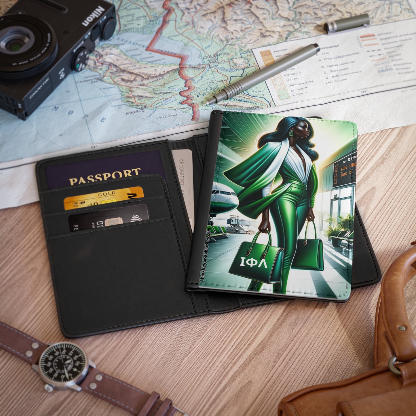 Travel in Style with Iota Phi Lambda Passport Cover