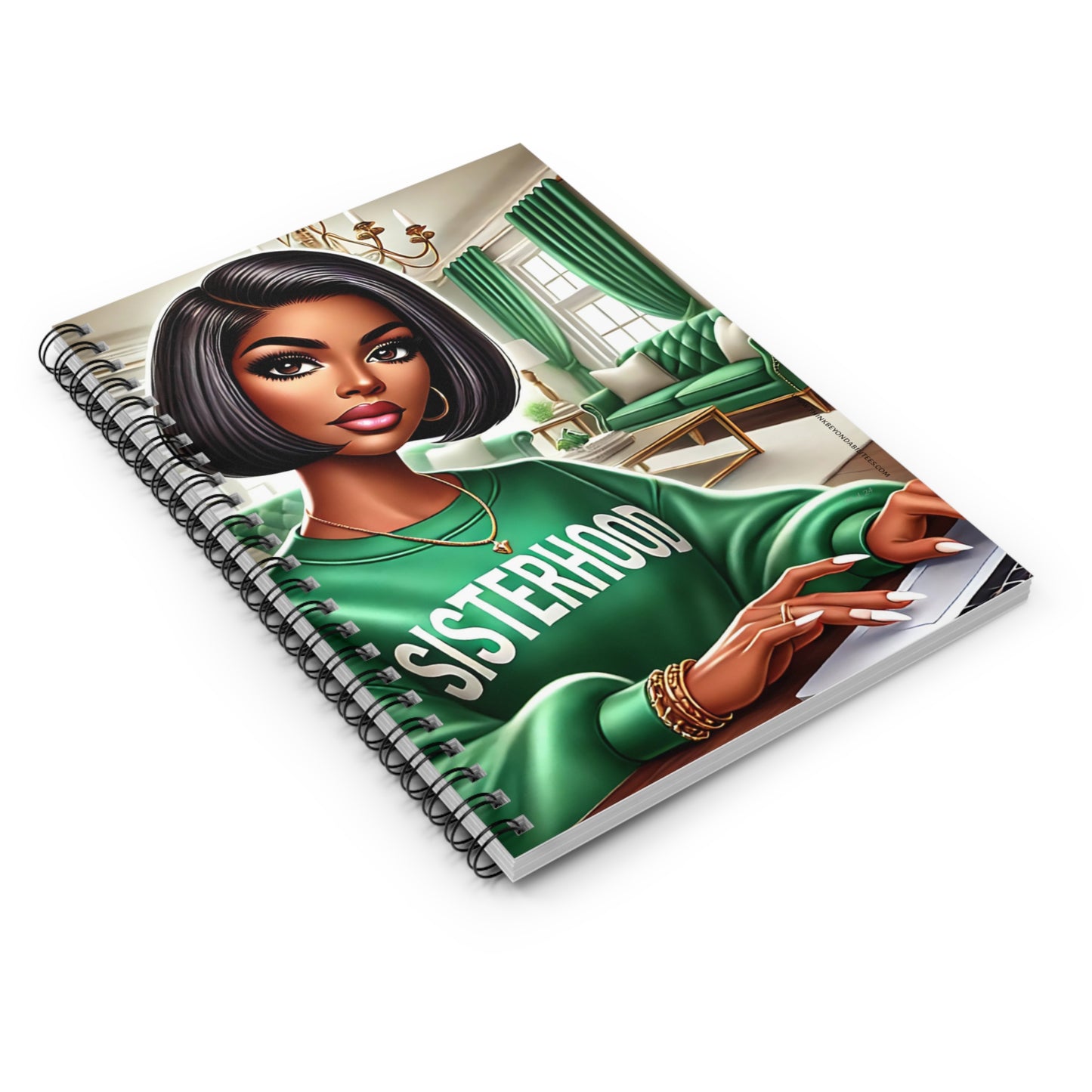 Celebrating Sisterhood: Strength, Style, and Empowerment Spiral Notebook - Ruled Line