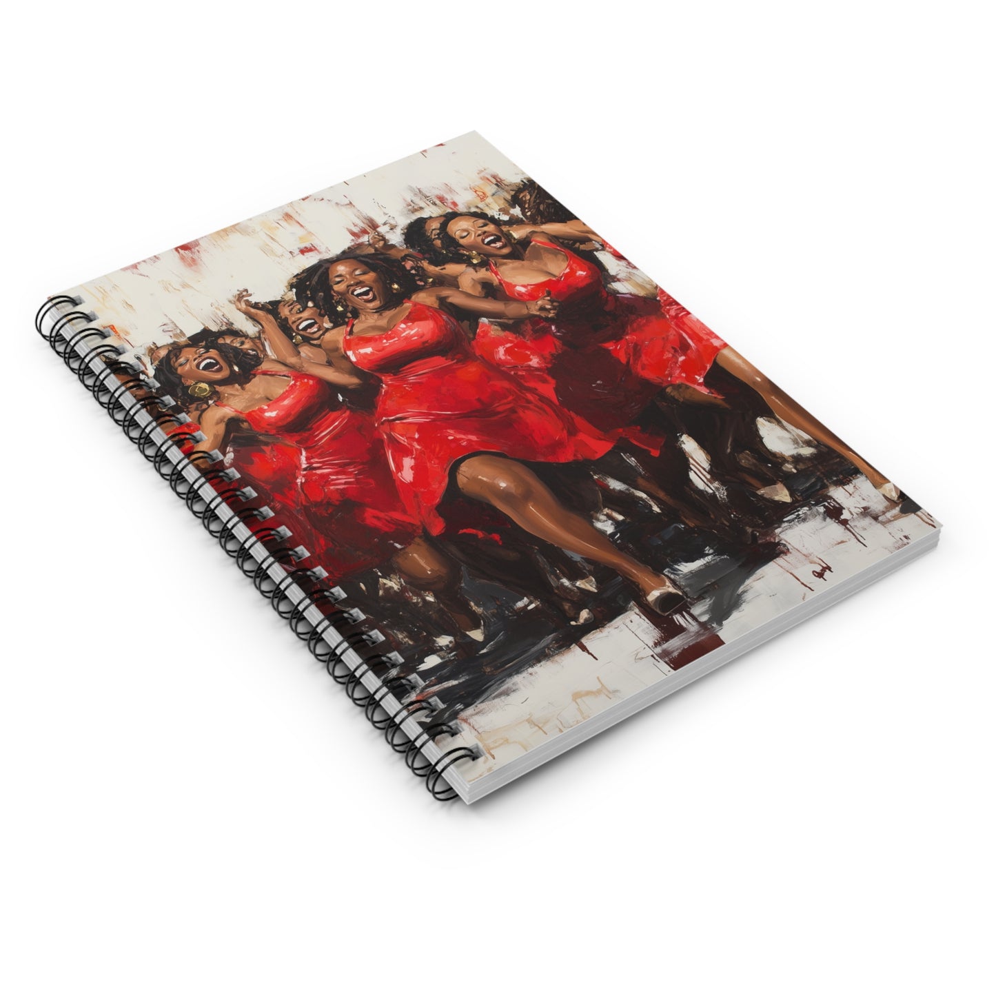 Joy in Motion Spiral Notebook - Ruled Line