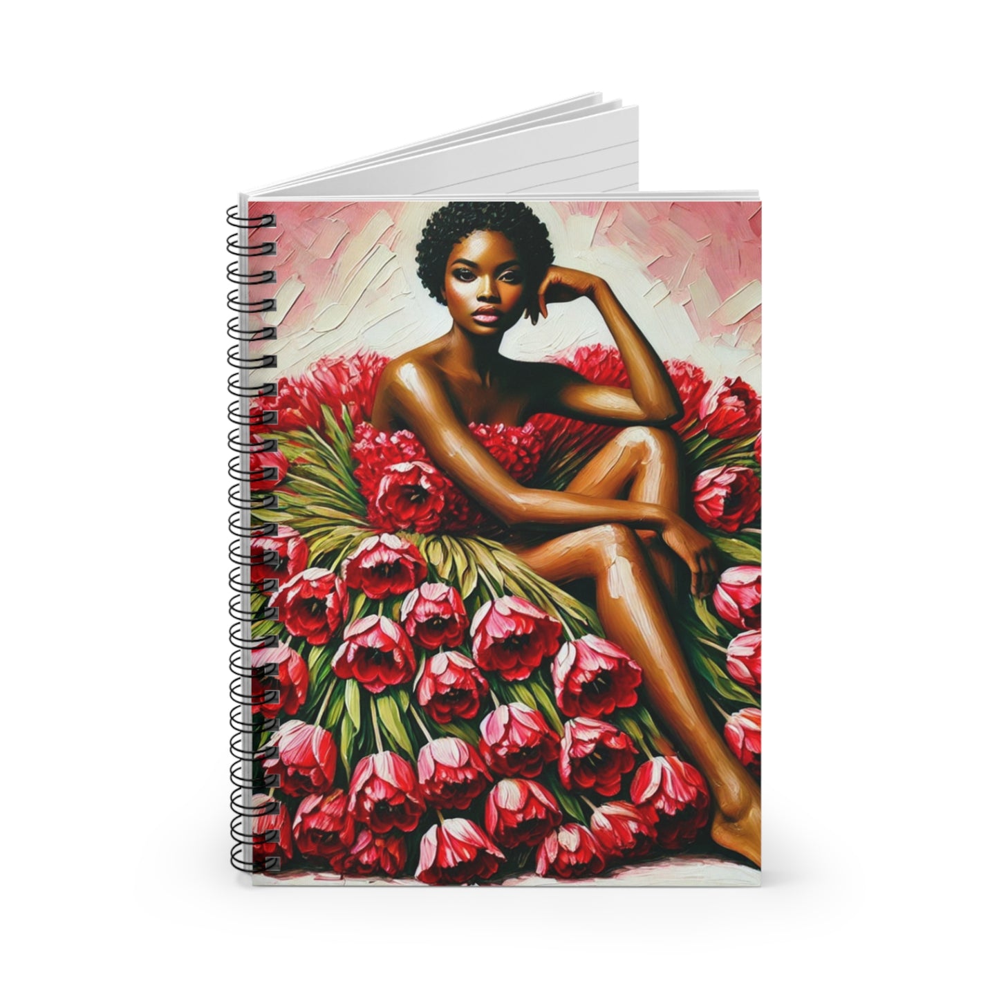 Blossoming Beauty Spiral Notebook - Ruled Line