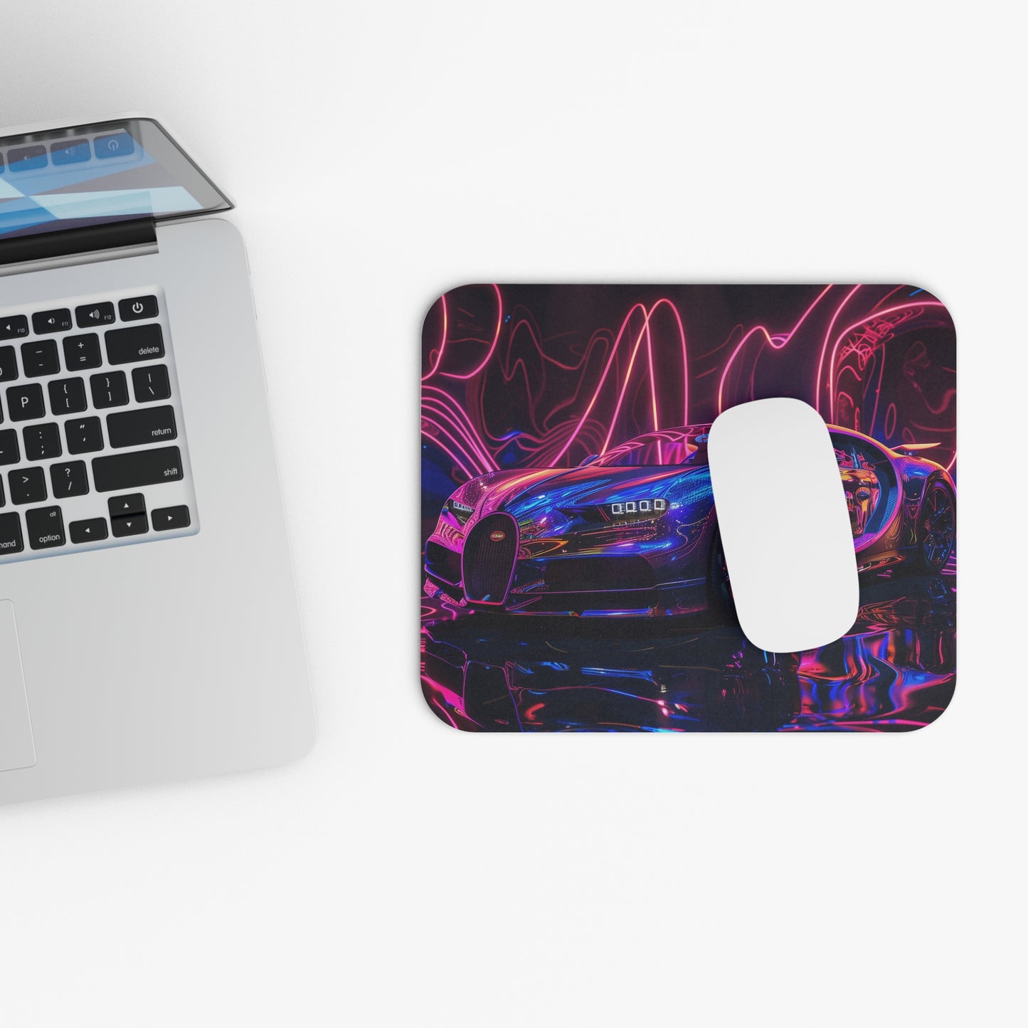 Neon Velocity Mouse Pad (Rectangle)