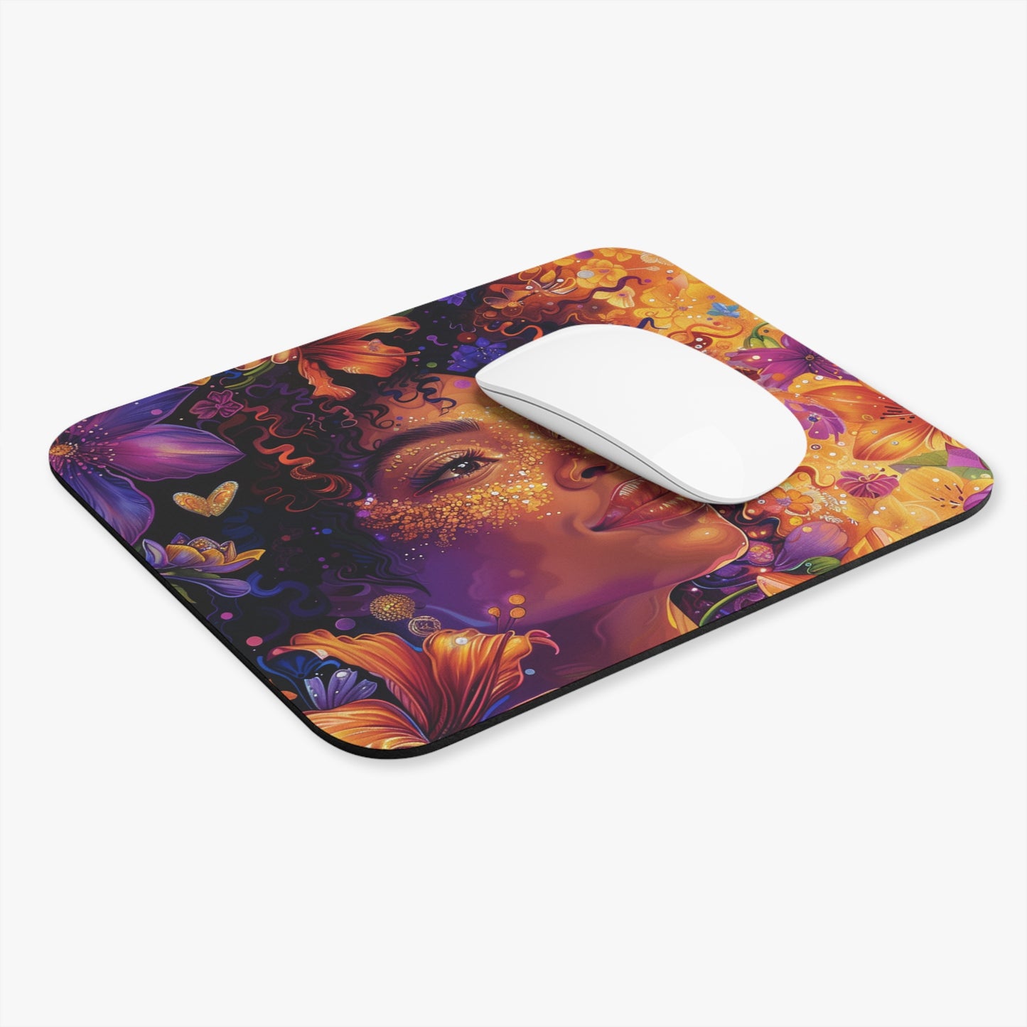 Radiant Bloom Mouse Pad (Rectangle)