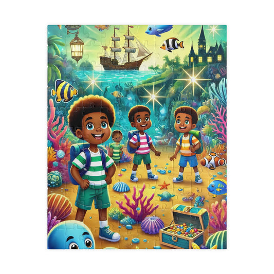 Underwater Adventure Kids Puzzle (110-piece)