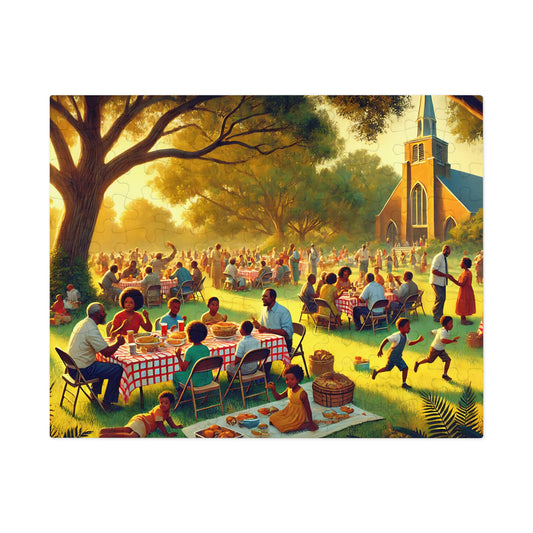 Celebrating Faith and Fellowship Outdoors Jigsaw Puzzle (110, 252-Piece)