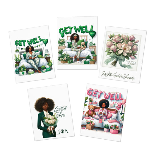 Sending Love and Strength to Our Soror Greeting Cards (Blank and printed sentiments inside)