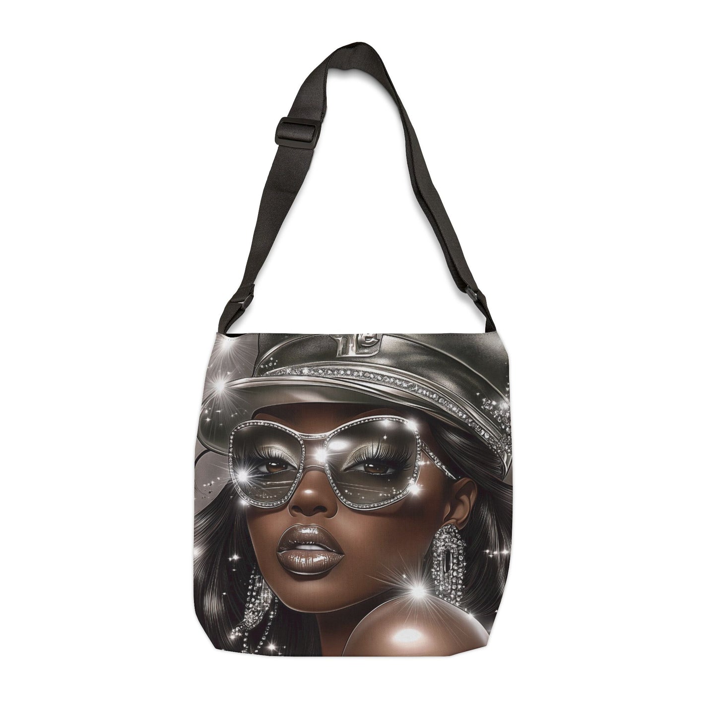 Bold Glam Adjustable Tote Bag (AOP)