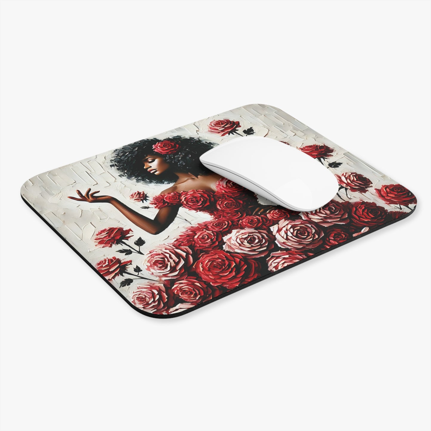 Floral Majesty Mouse Pad (Rectangle)