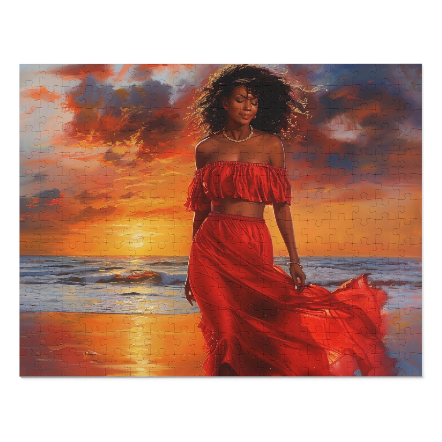 Sunset Serenity Jigsaw Puzzle (252-Piece)