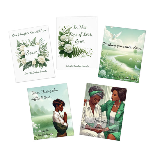 Offering Comfort and Peace in Times of Loss Greeting Cards (with Printed Sentiments inside)