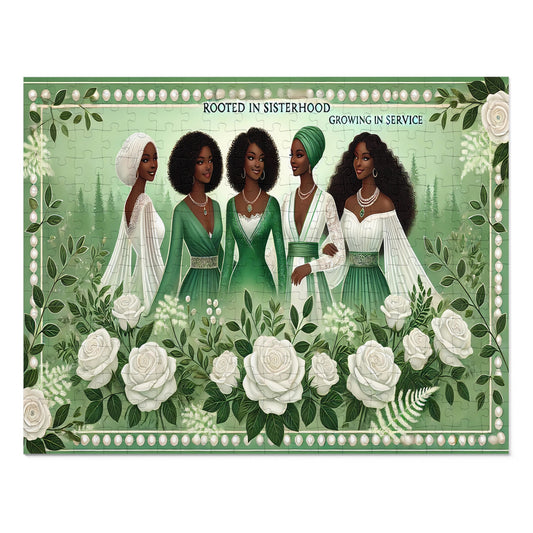 Elegant Sisterhood – A Tribute to Unity Jigsaw Puzzle with Tin