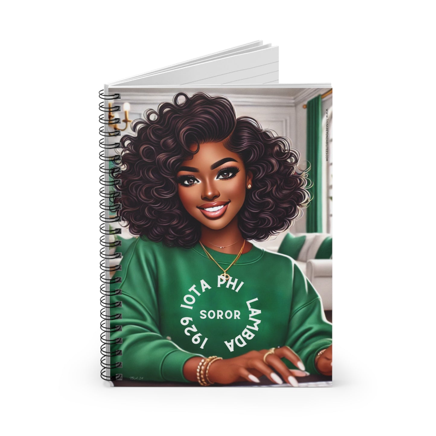 Proud Iota Phi Lambda Soror: Empowered Since 1929 Spiral Notebook - Ruled Line