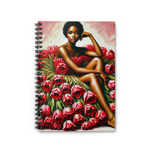 Blossoming Beauty Spiral Notebook - Ruled Line