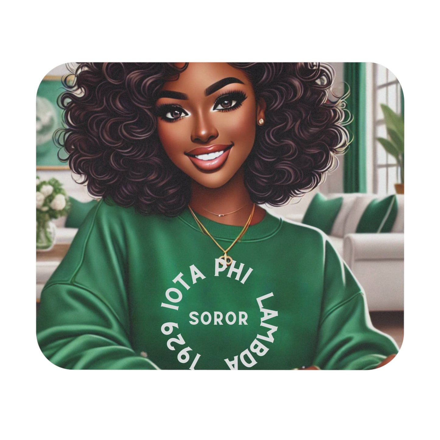 Sisterhood Smiles and Sorority Strength Mouse Pad (Rectangle)