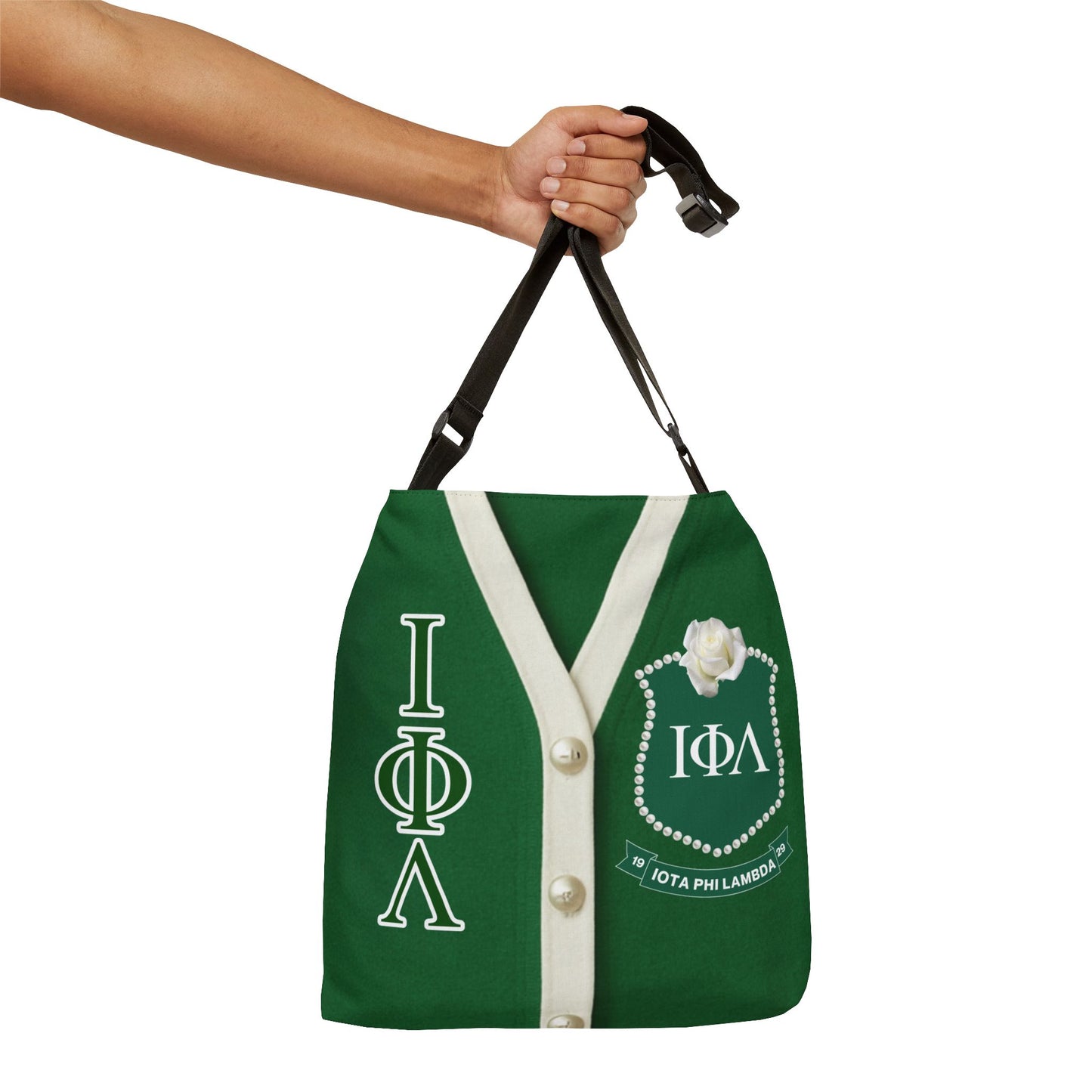 Iota Phi Lambda Adjustable Tote Bag (AOP)