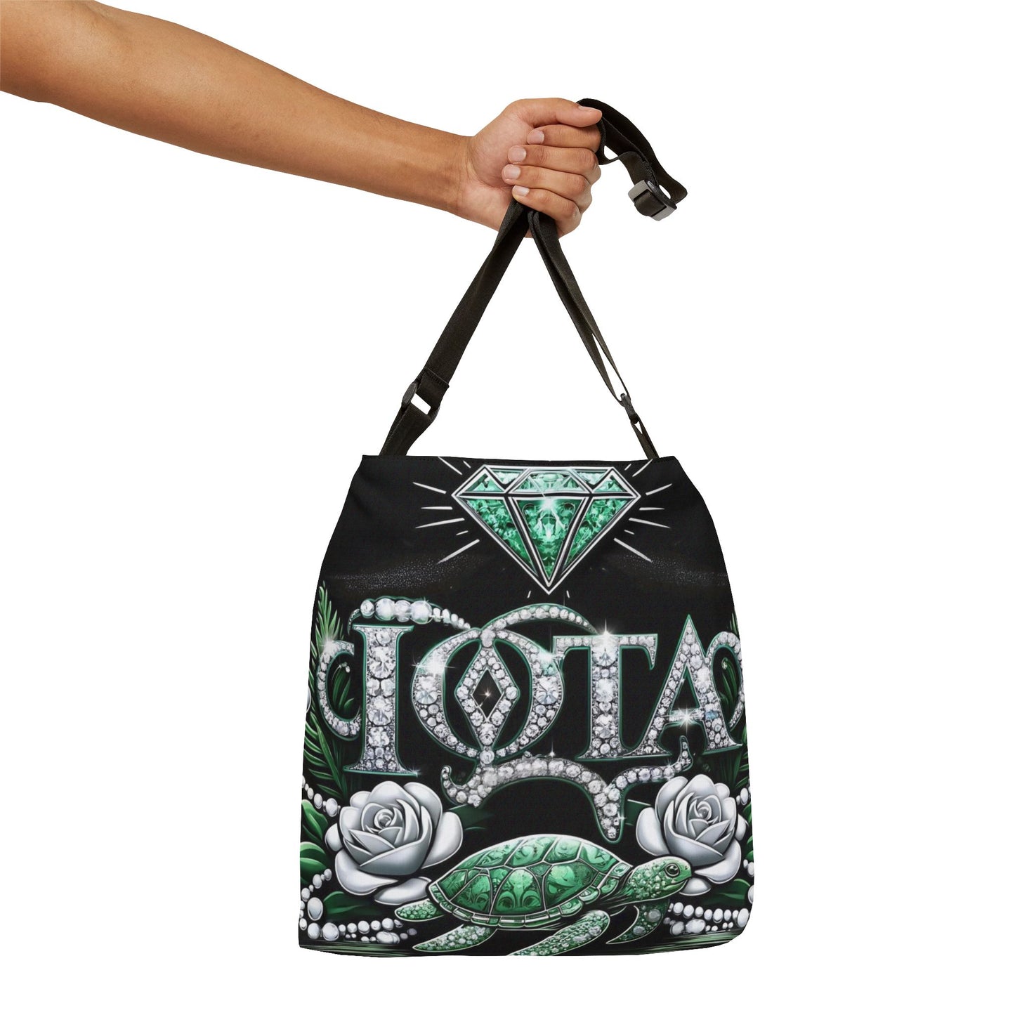 Sorority Style: Iota Pride with a Bold Design Adjustable Tote Bag (AOP)