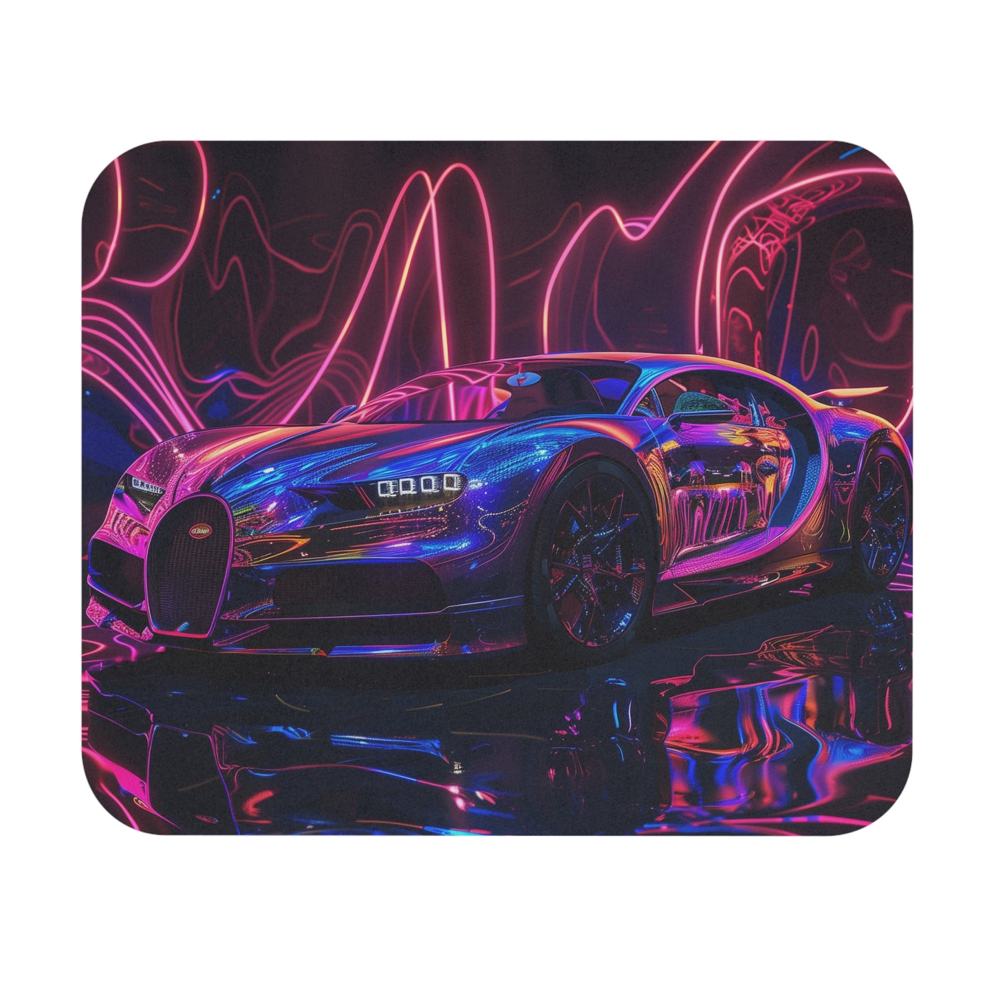 Neon Velocity Mouse Pad (Rectangle)