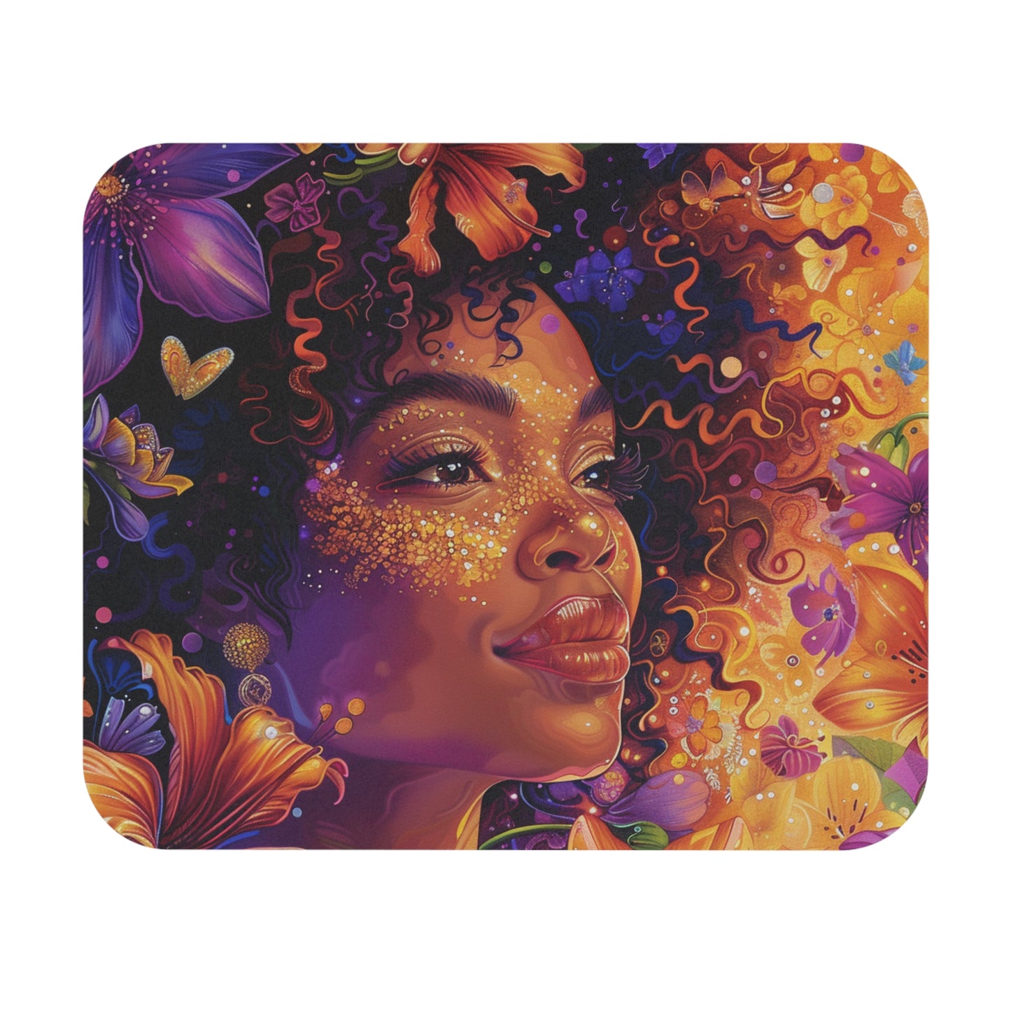 Radiant Bloom Mouse Pad (Rectangle)