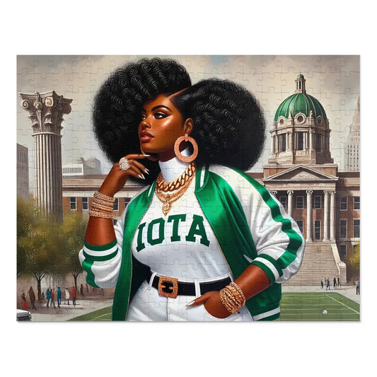 IOTA Heritage – Style, Sisterhood, and Statement Jigsaw Puzzle with Tin