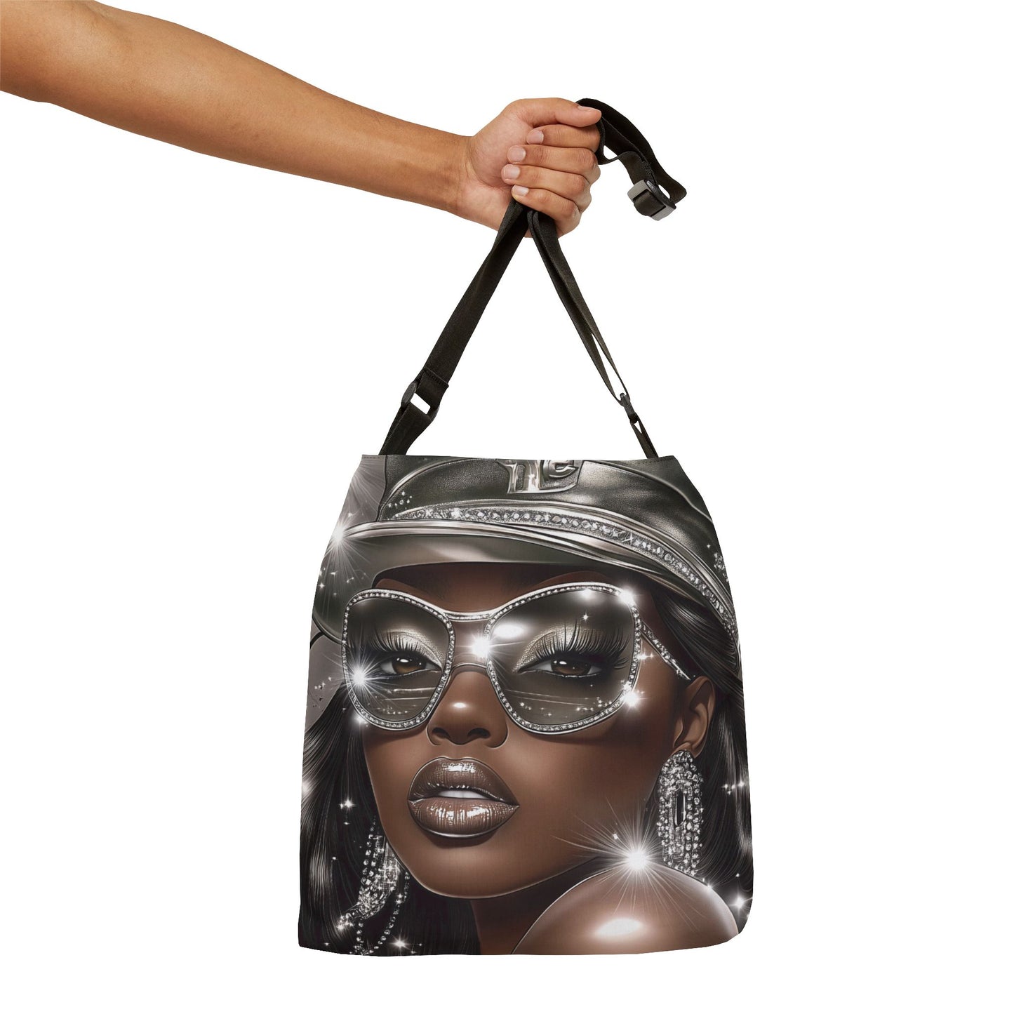 Bold Glam Adjustable Tote Bag (AOP)