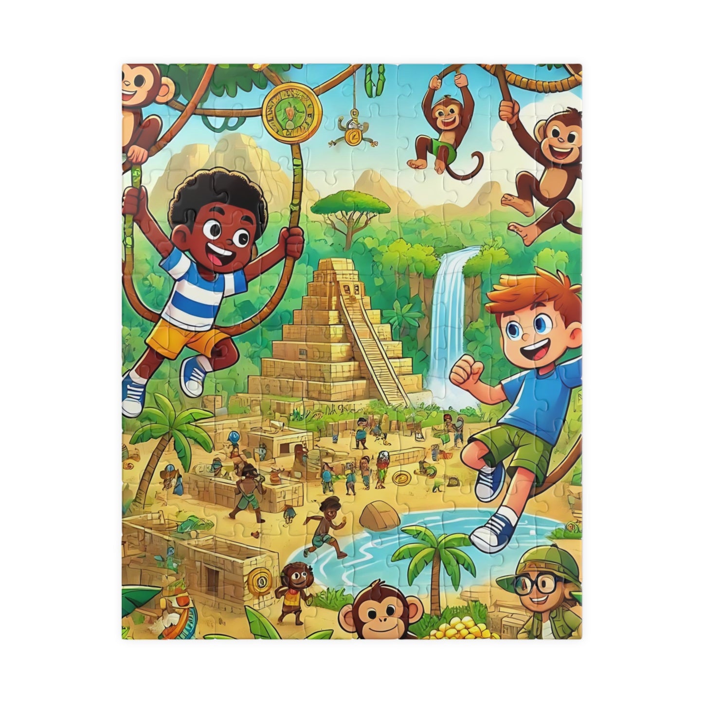 Jungle Journeys: An Adventure Kids Puzzle (110-piece)