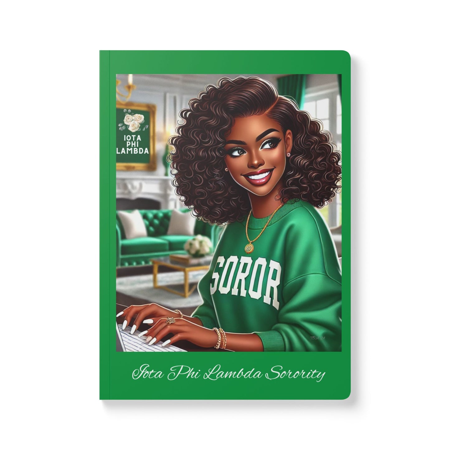 Sorority Style and Strength: Proud Iota Phi Lambda Soror Softcover Journal (with Inside Prints)