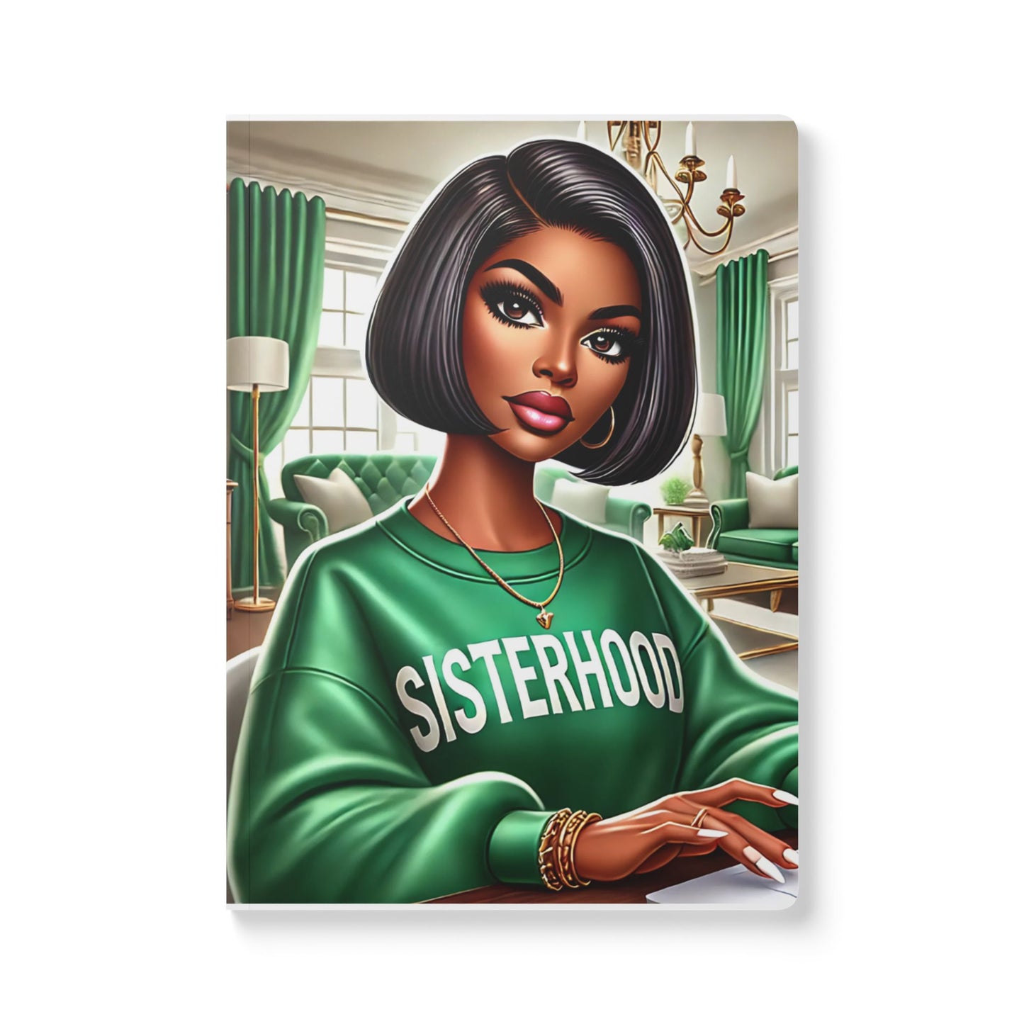 Celebrating Sisterhood: Strength, Style, and Empowerment Softcover Journal (with Inside Prints)