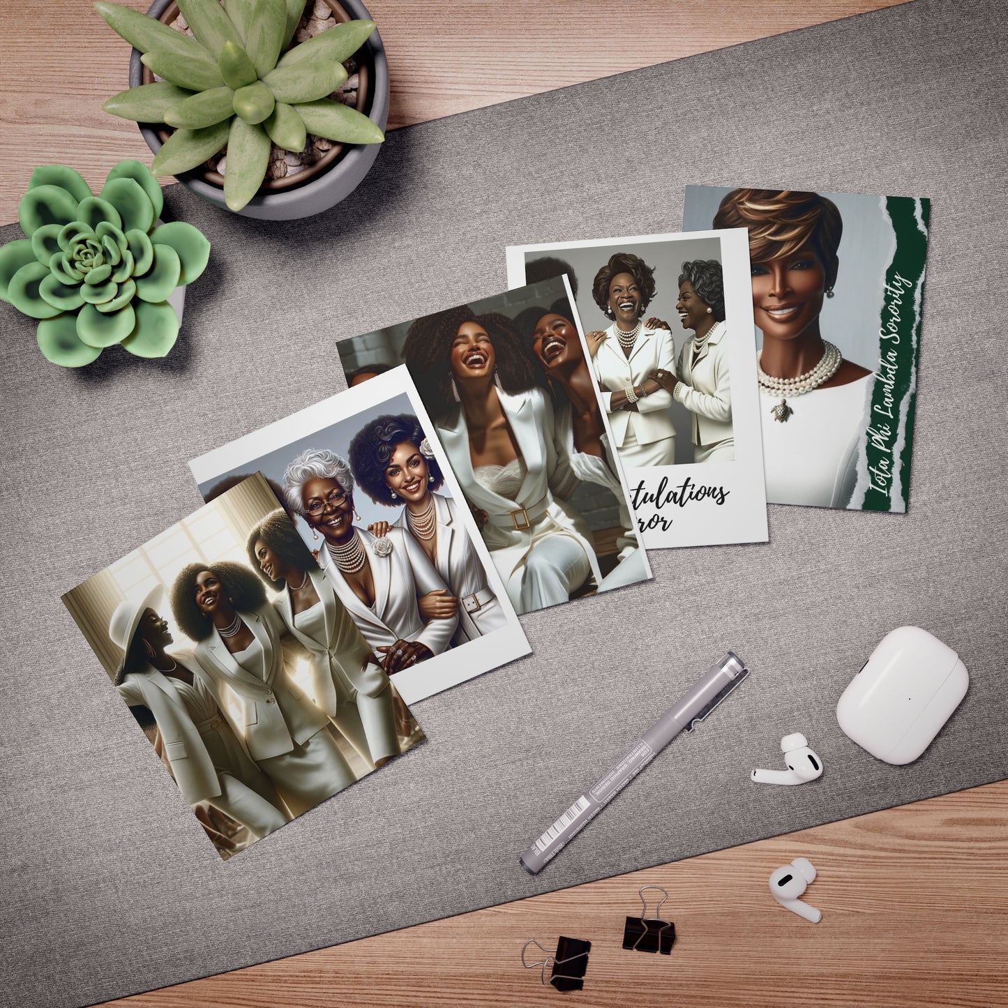 Celebrating Our Soror's Success – Congratulations! Greeting Cards (blank inside)