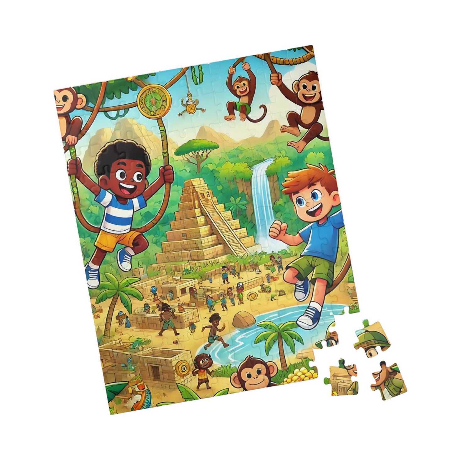 Jungle Journeys: An Adventure Kids Puzzle (110-piece)