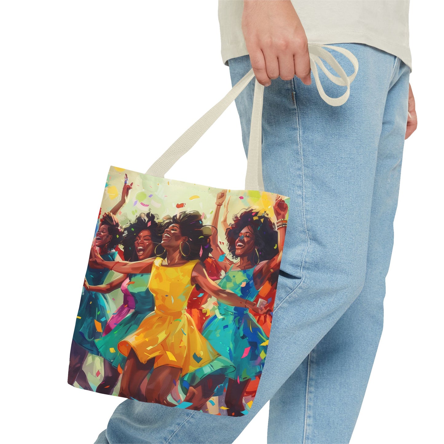 Vibrant Celebration Tote Bag (AOP)