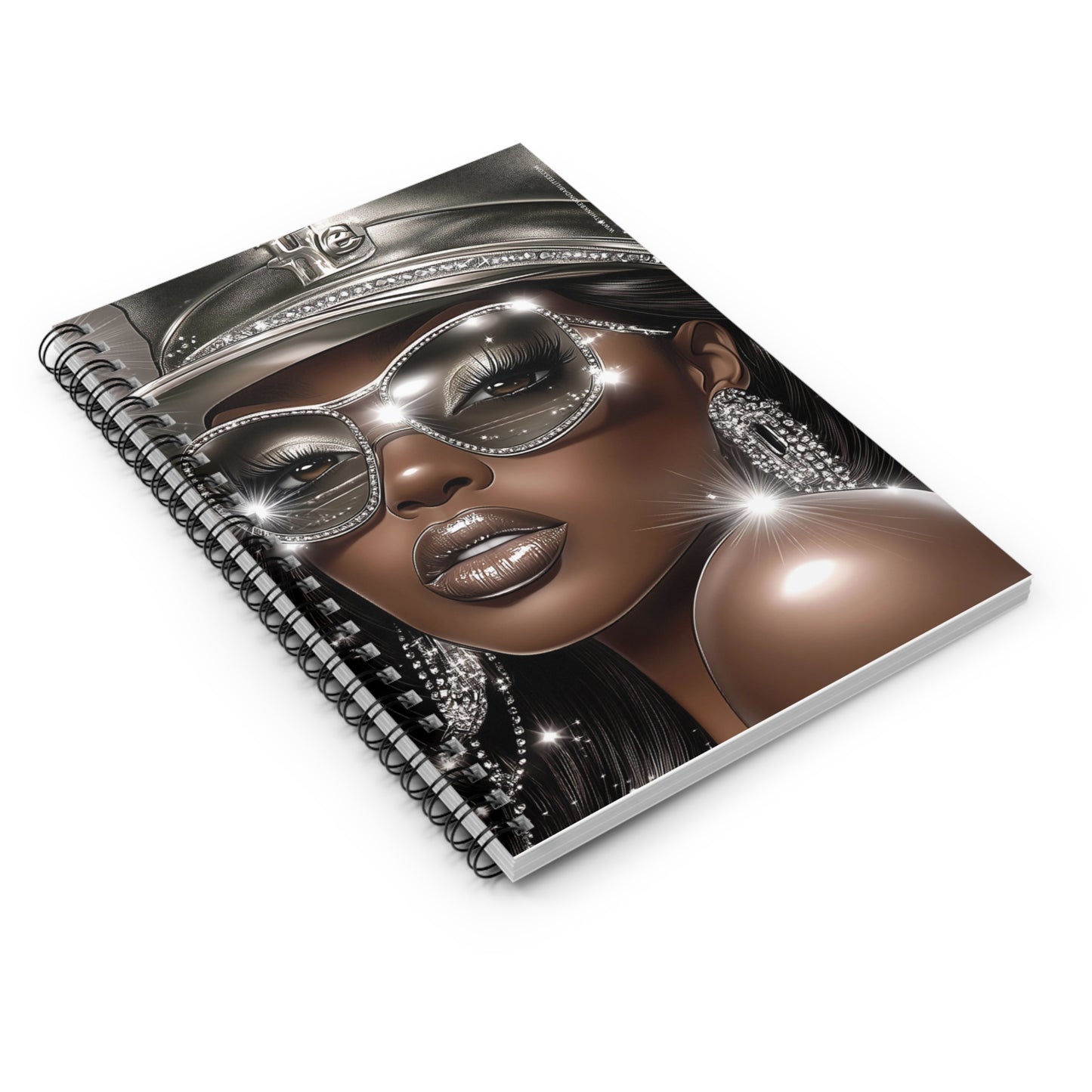 Bold Glam Spiral Notebook - Ruled Line