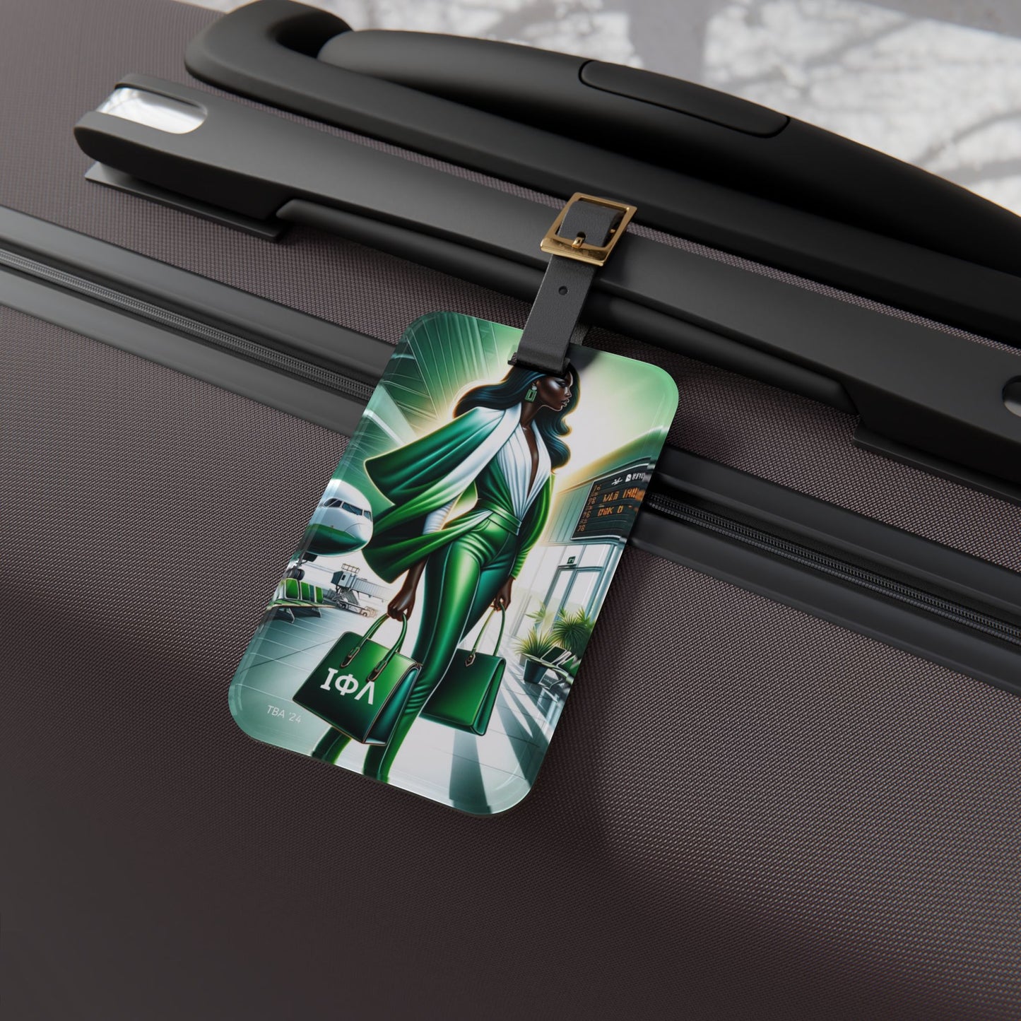 Travel in Style with Iota Phi Lambda Luggage Tag