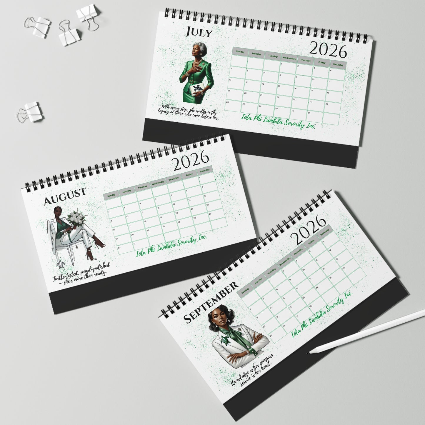 I Am Her 2026 Desktop Calendar