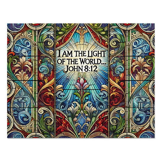 Shining His Light: Embracing John 8:12 Jigsaw Puzzle (252-Piece)