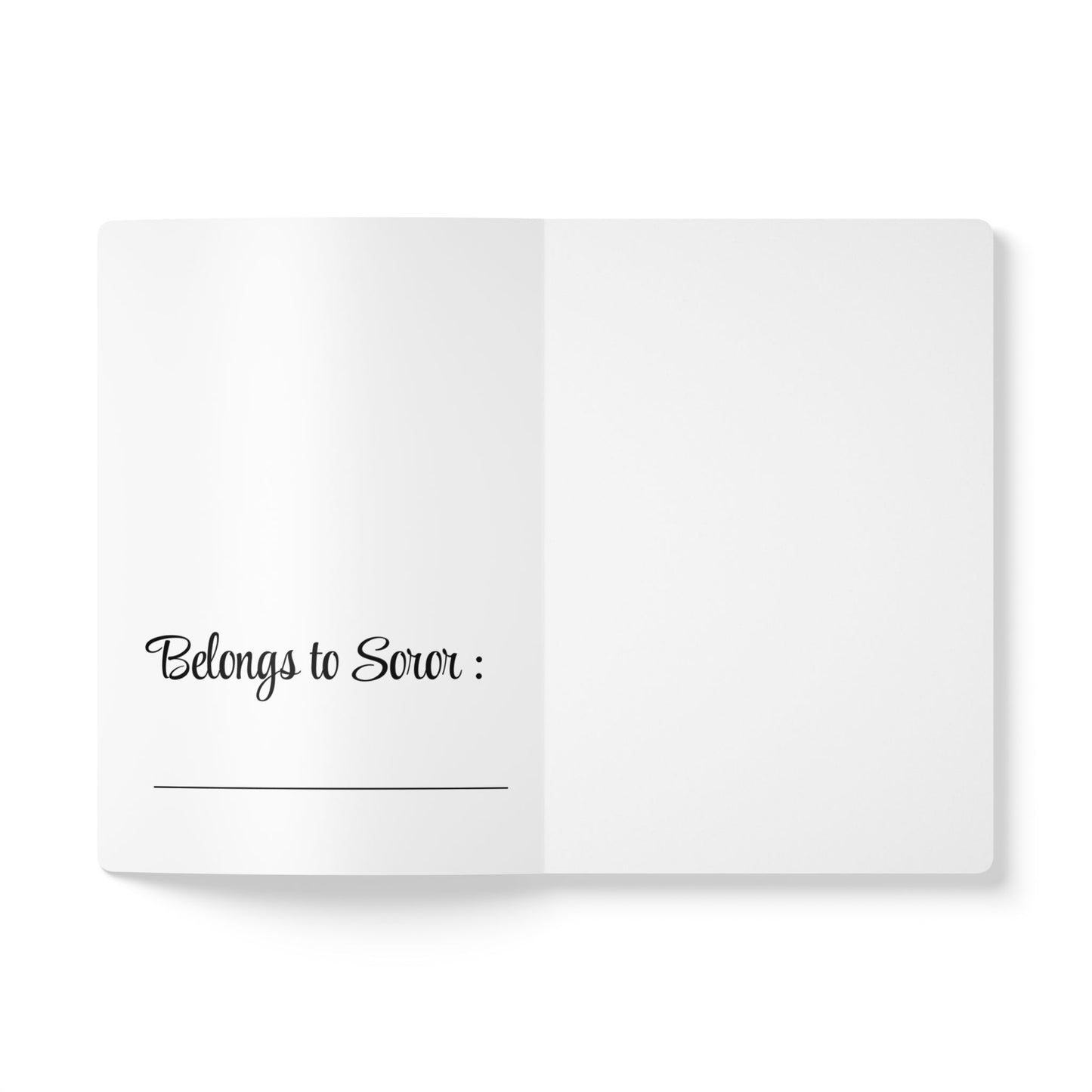 Elegant Sorority Journal – Turtle & Pearls Collection Softcover Journal (with Inside Prints)