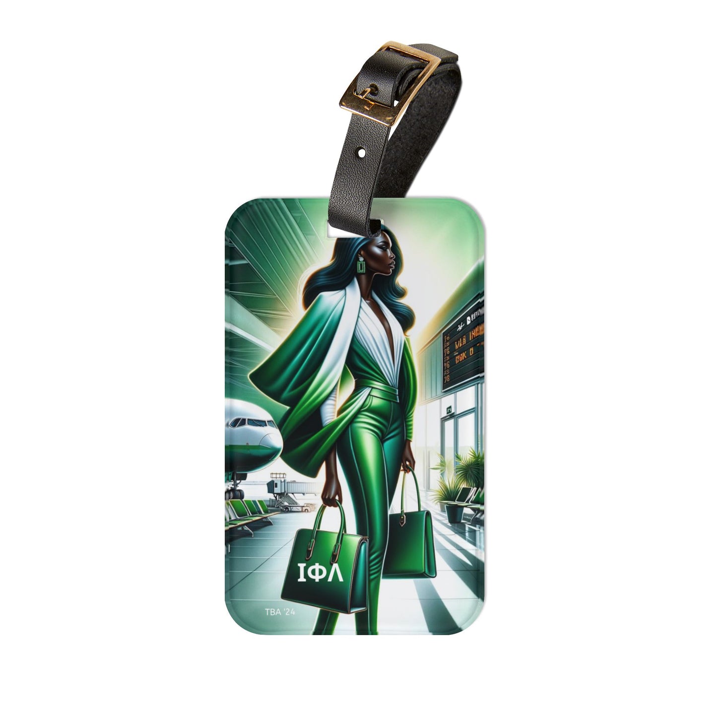 Travel in Style with Iota Phi Lambda Luggage Tag