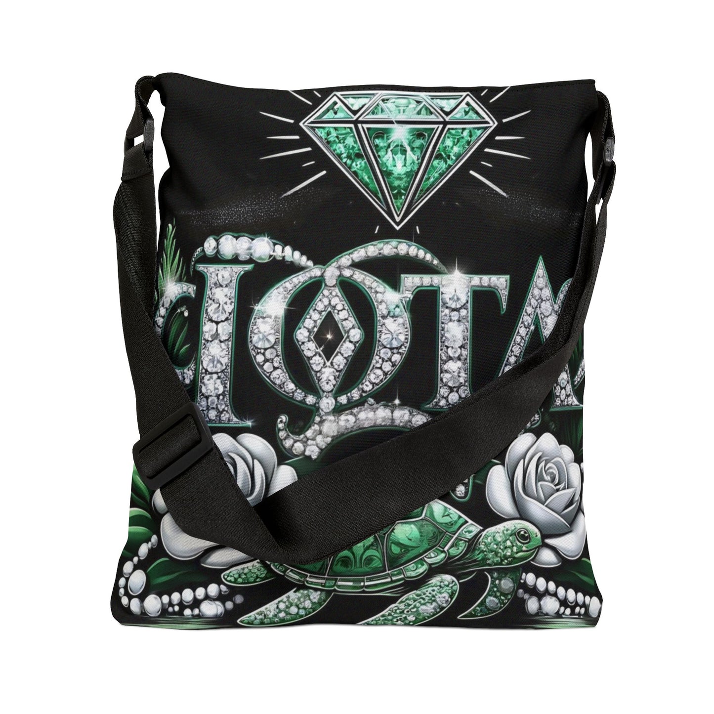 Sorority Style: Iota Pride with a Bold Design Adjustable Tote Bag (AOP)