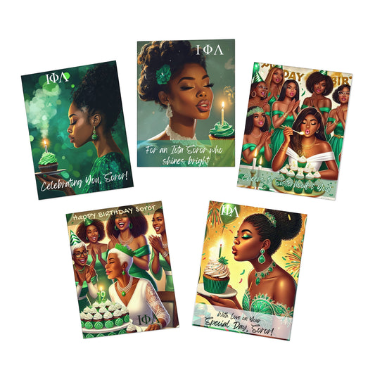 A Sisterhood Celebration – Happy Birthday Soror! Greeting Cards (with printed sentiments inside)