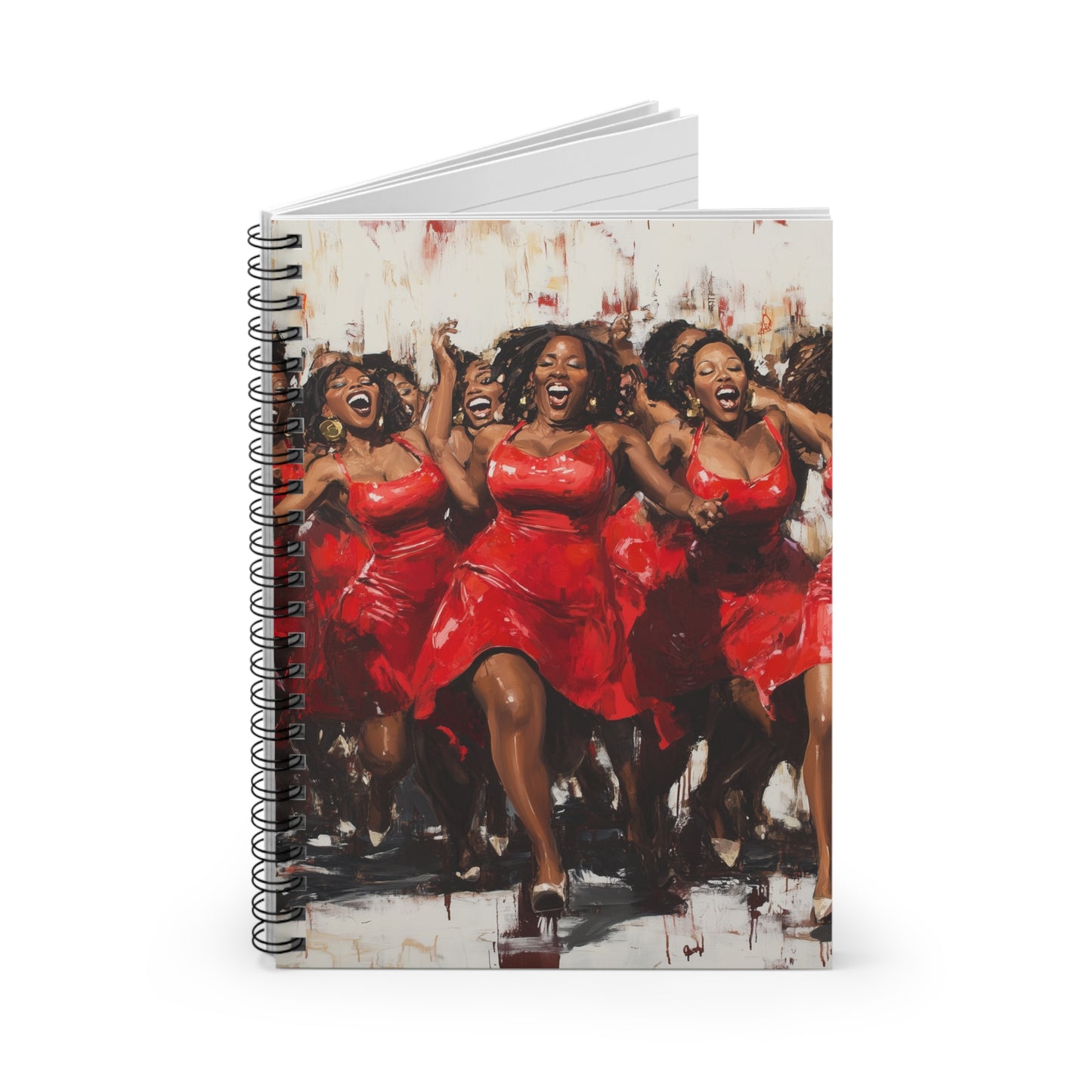 Joy in Motion Spiral Notebook - Ruled Line