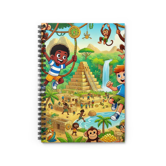 Jungle Journeys: An Adventure Spiral Notebook - Ruled Line