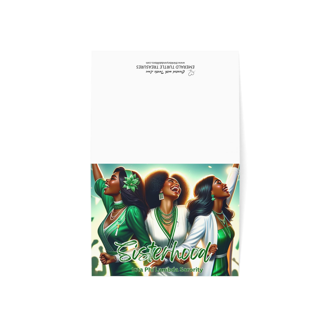 Sisterhood: Celebrating Strength, Joy, and Unity Greeting Card (Blank inside)