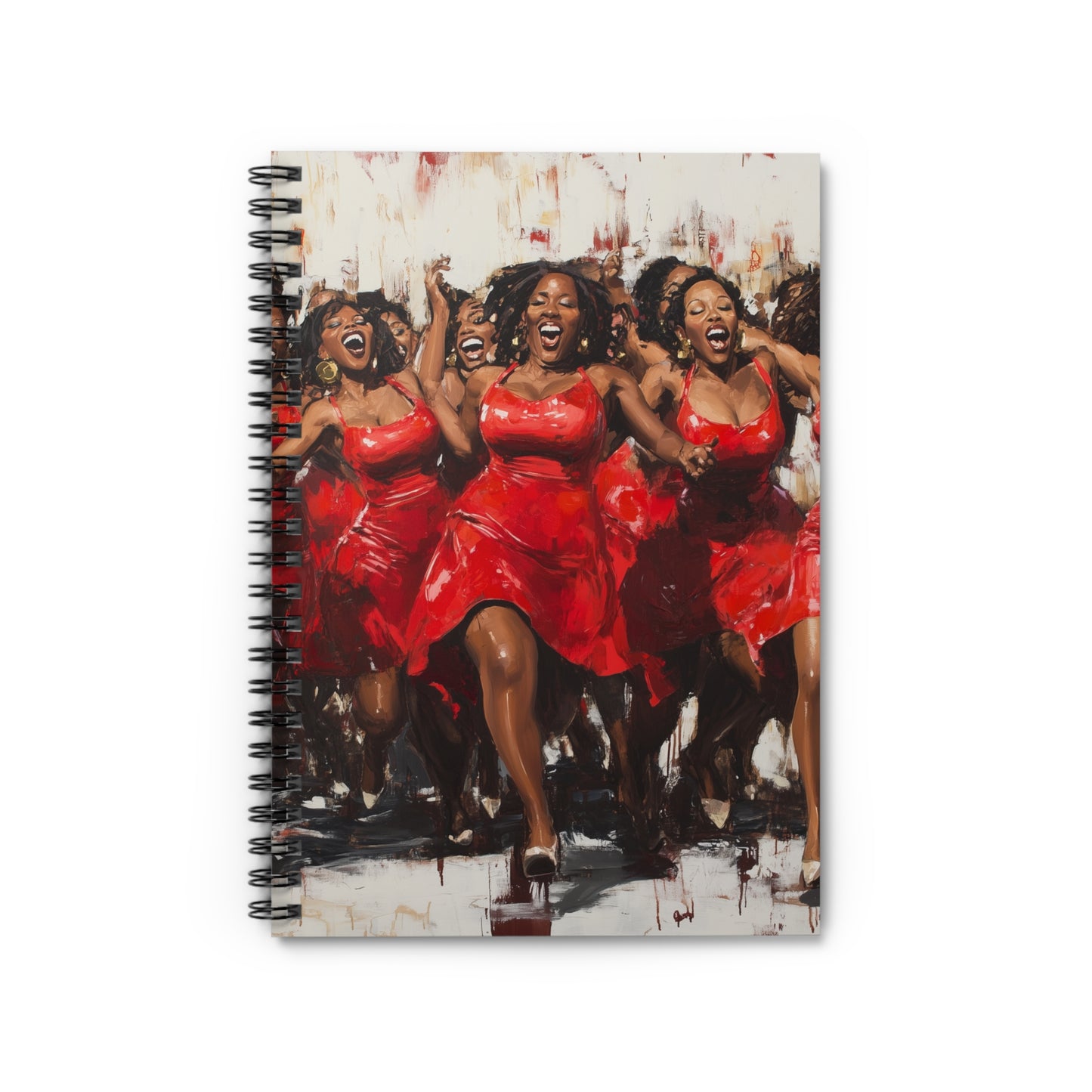 Joy in Motion Spiral Notebook - Ruled Line