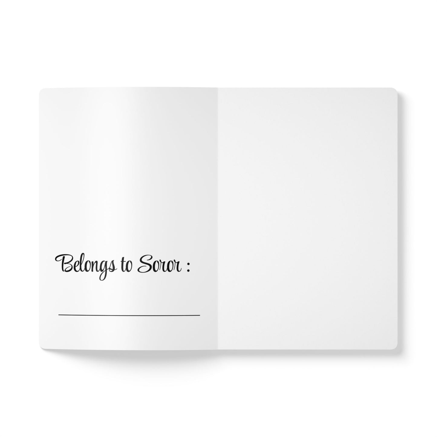 Elegant Sorority Journal – Turtle & Pearls Collection Softcover Journal (with Inside Prints)