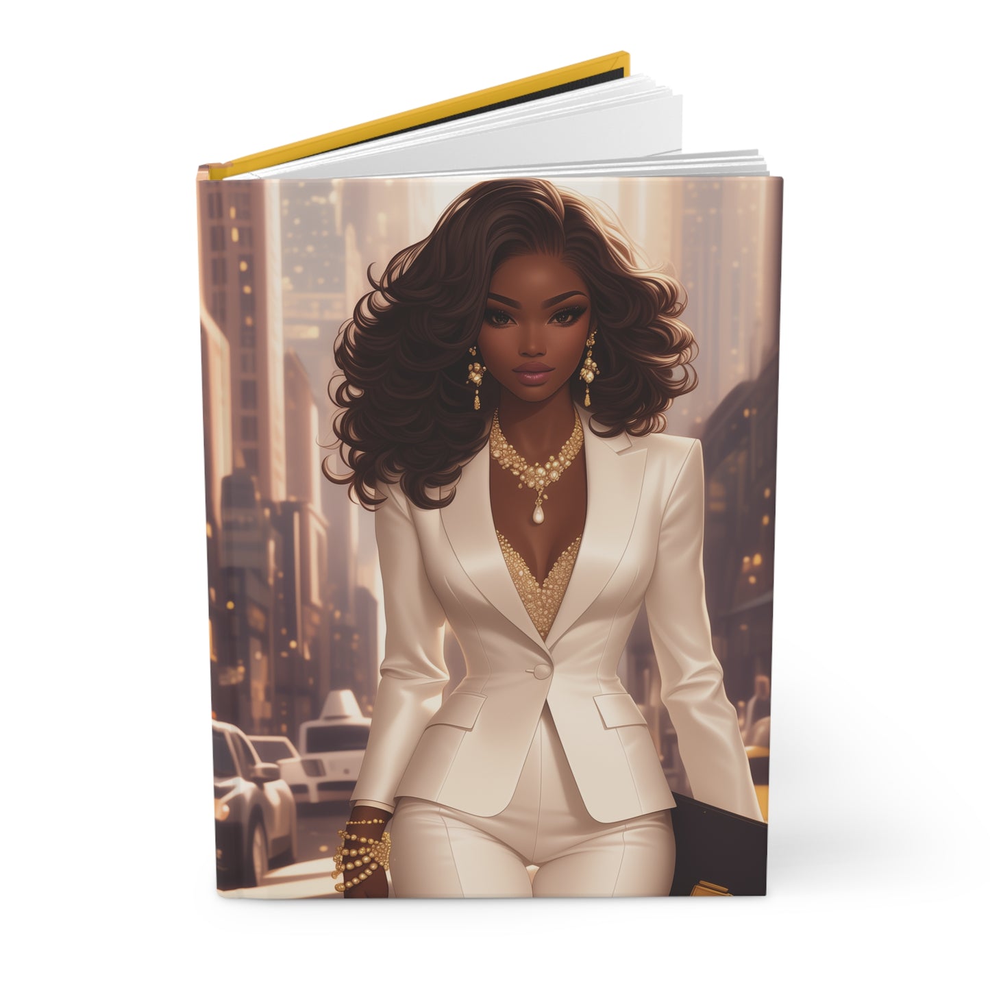 Golden Ambition Hardcover Journal Matte