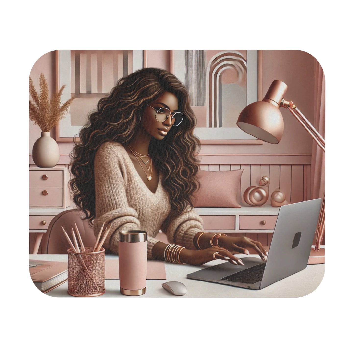 Boss Lady Business Mouse Pad (Rectangle)