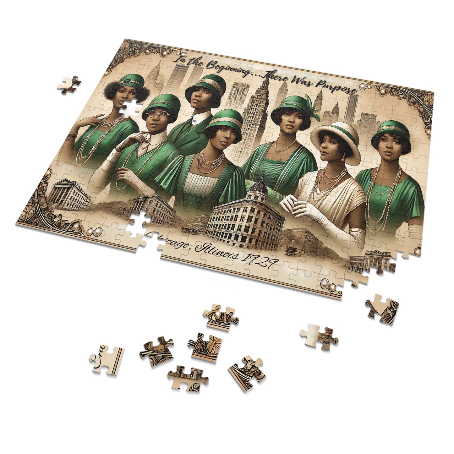 Legacy in Every Piece – Iota Phi Lambda Jigsaw Puzzle with Tin