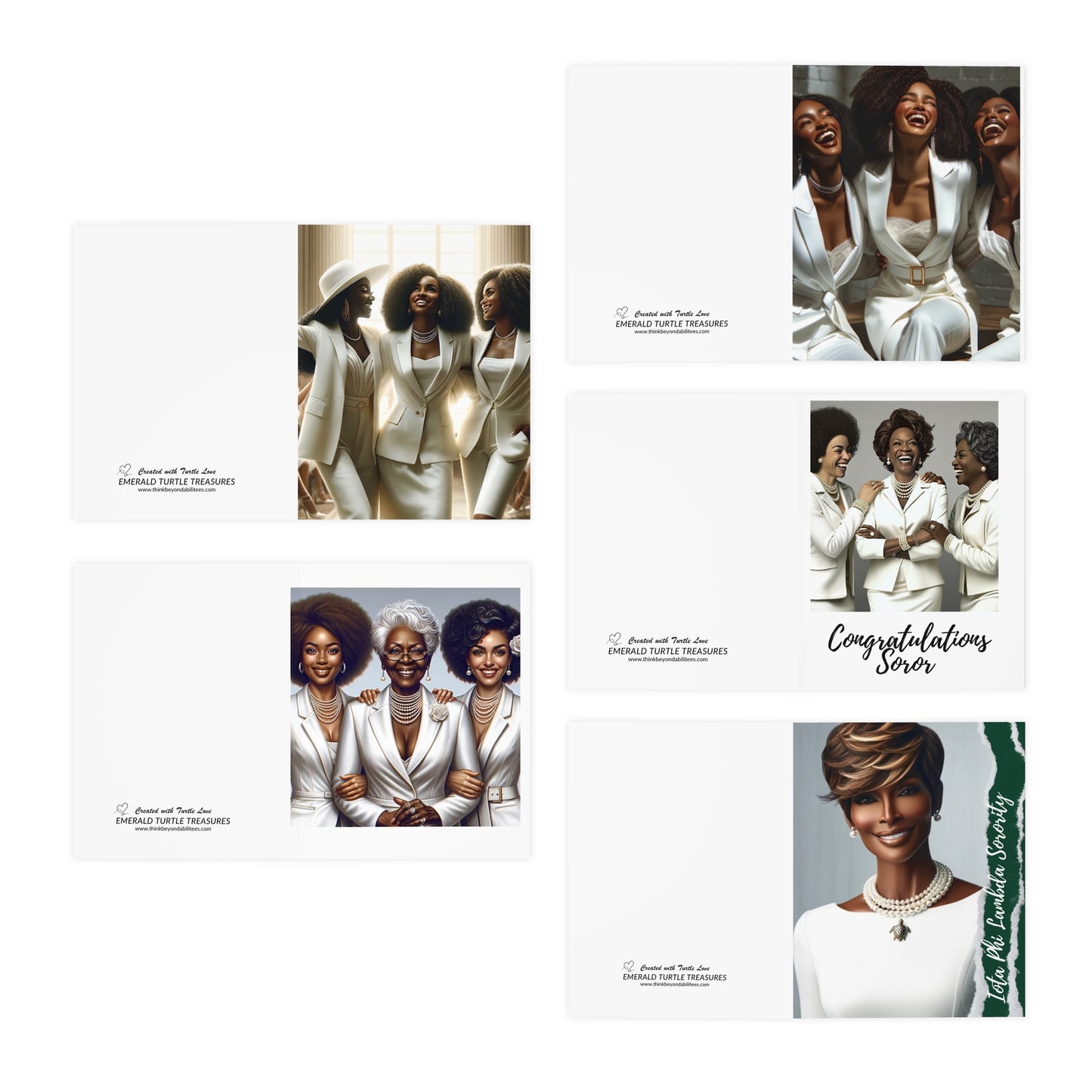 Celebrating Our Soror's Success – Congratulations! Greeting Cards (blank inside)