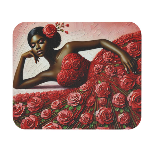 Rose Elegance Mouse Pad (Rectangle)